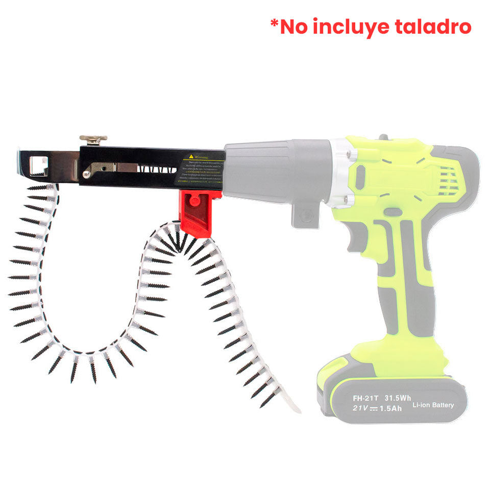 Adaptador automático de tornillos para taladro